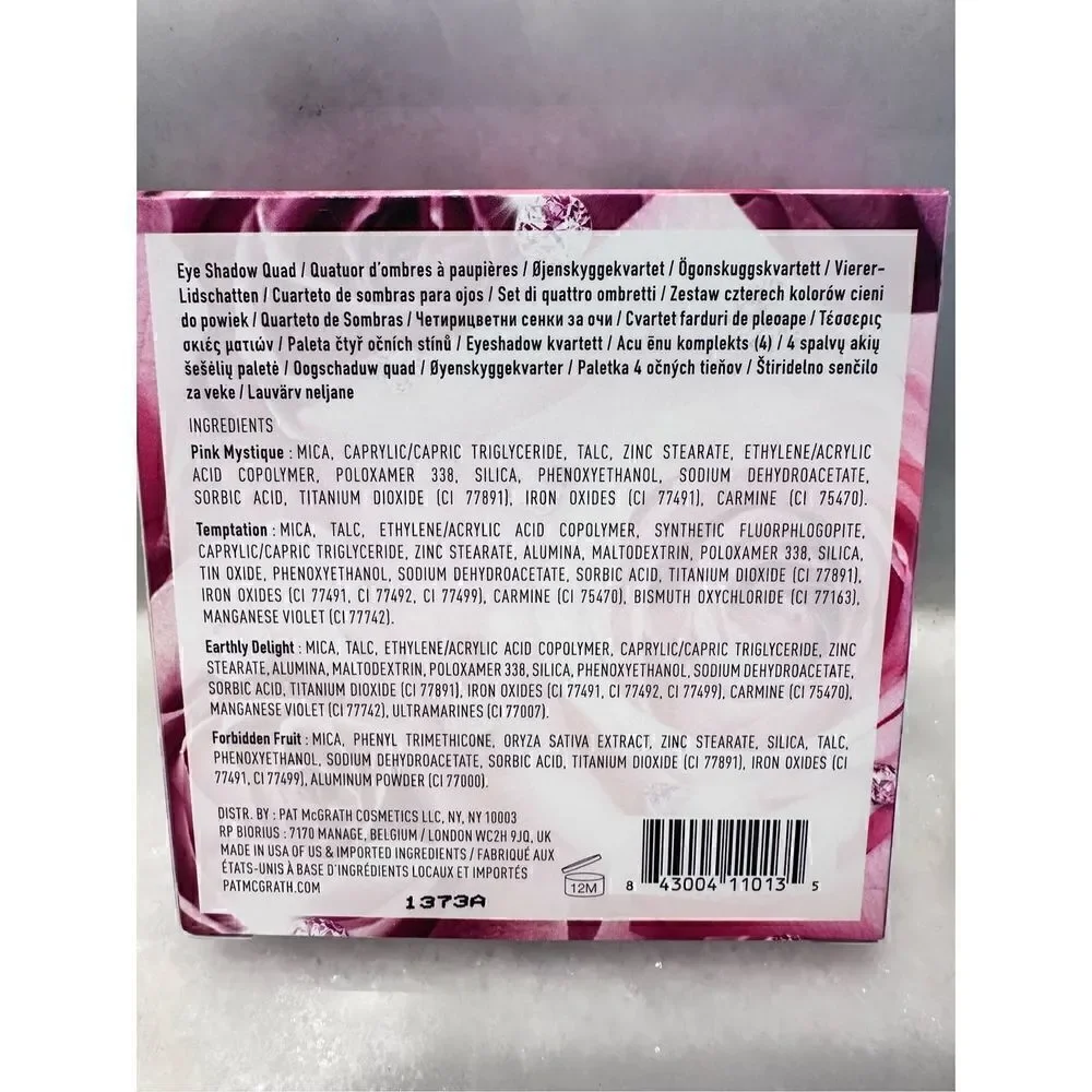 PAT McGRATH LABS Divine Rose Luxe Quad Eternal Eden Eyeshadow Palette MakeUp